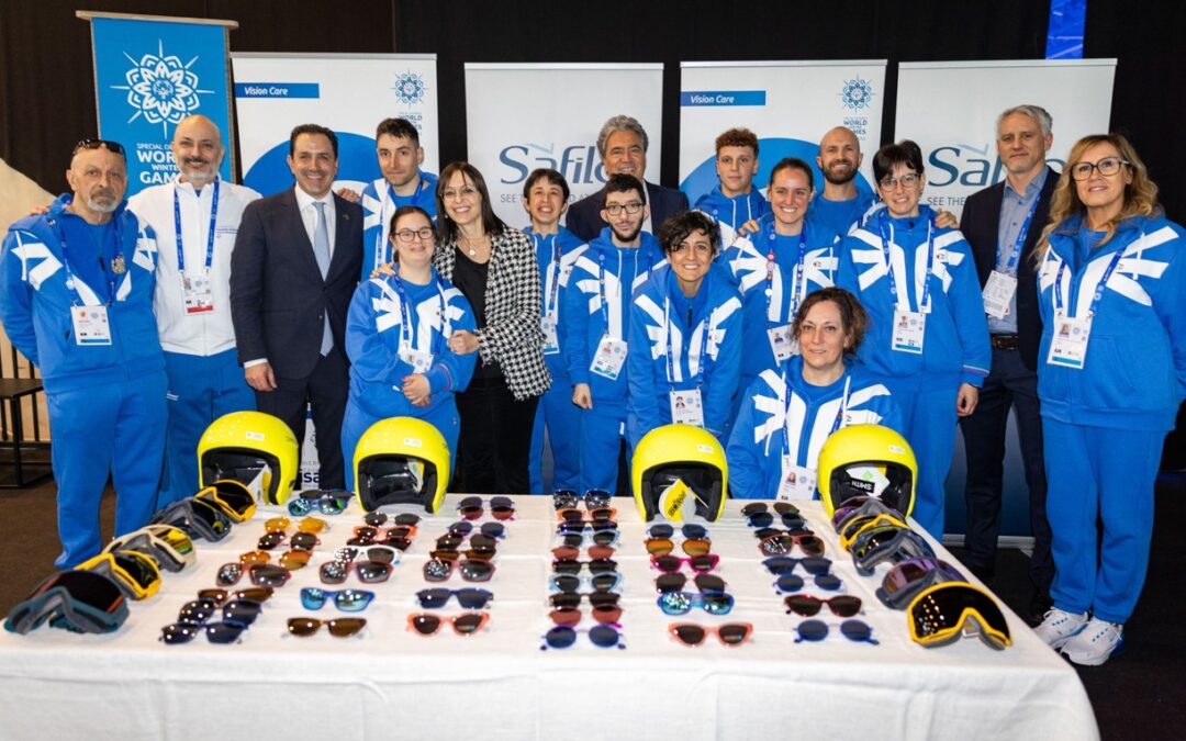 Safilo Group a Speciální olympiády oslavily obnovení svého dlouhodobého partnerství při zahajovací ceremonii Speciálních světových zimních olympijských her v Turíně.